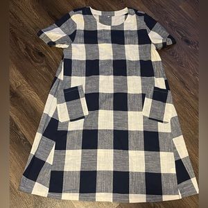 Large plaid dress